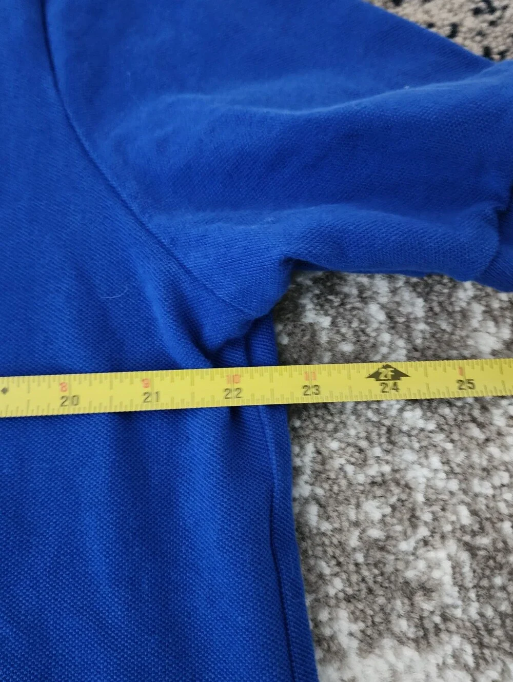 Ralph Lauren Men Blue Luxury Multicolor Big Ponny Logo Cotton Polo Size Large